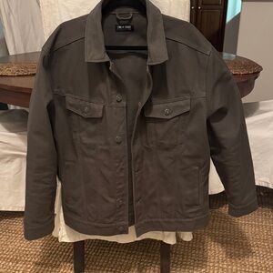 Heavy Duty Dark Olive Canvas Trucker